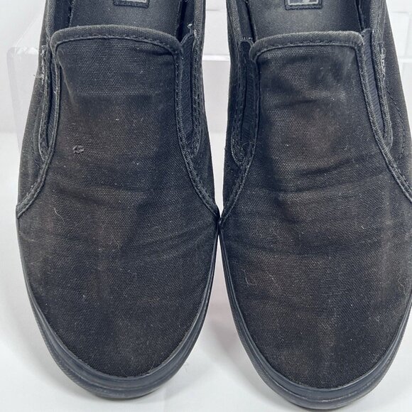 Vans Black Sneakers Sleek Slip-On Comfort - Picture 6 of 9